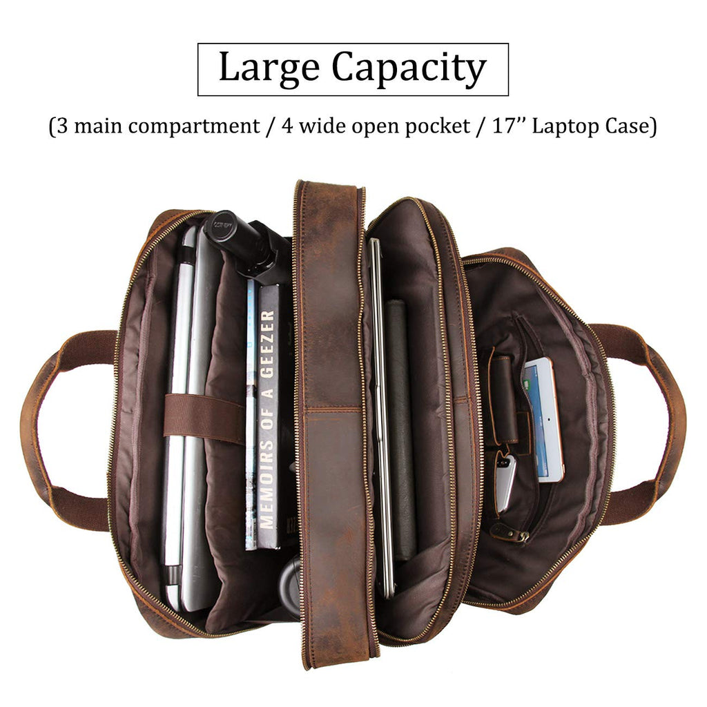 Genuine Leather Briefcase W33999