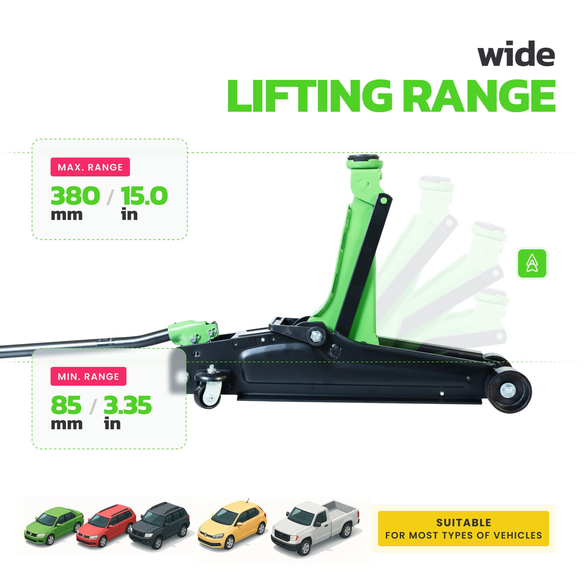 2.5 Ton Low Profile Hydraulic Floor Jack N782