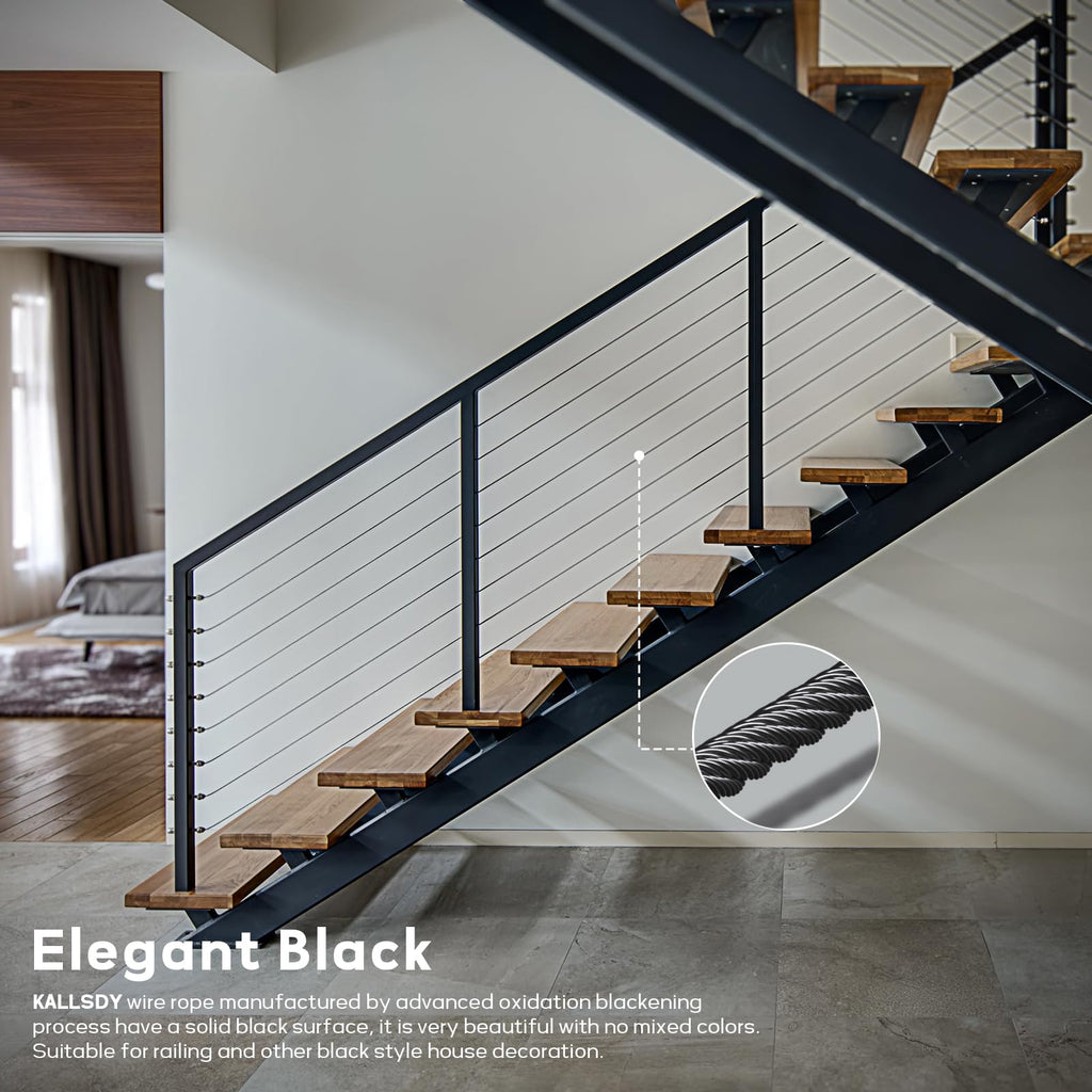 Black Stainless Steel Cable N5132