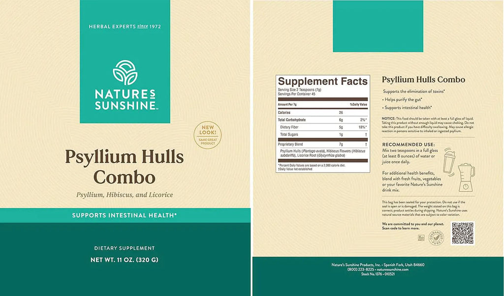 Psyllium Hulls Combination 11 Oz W488338