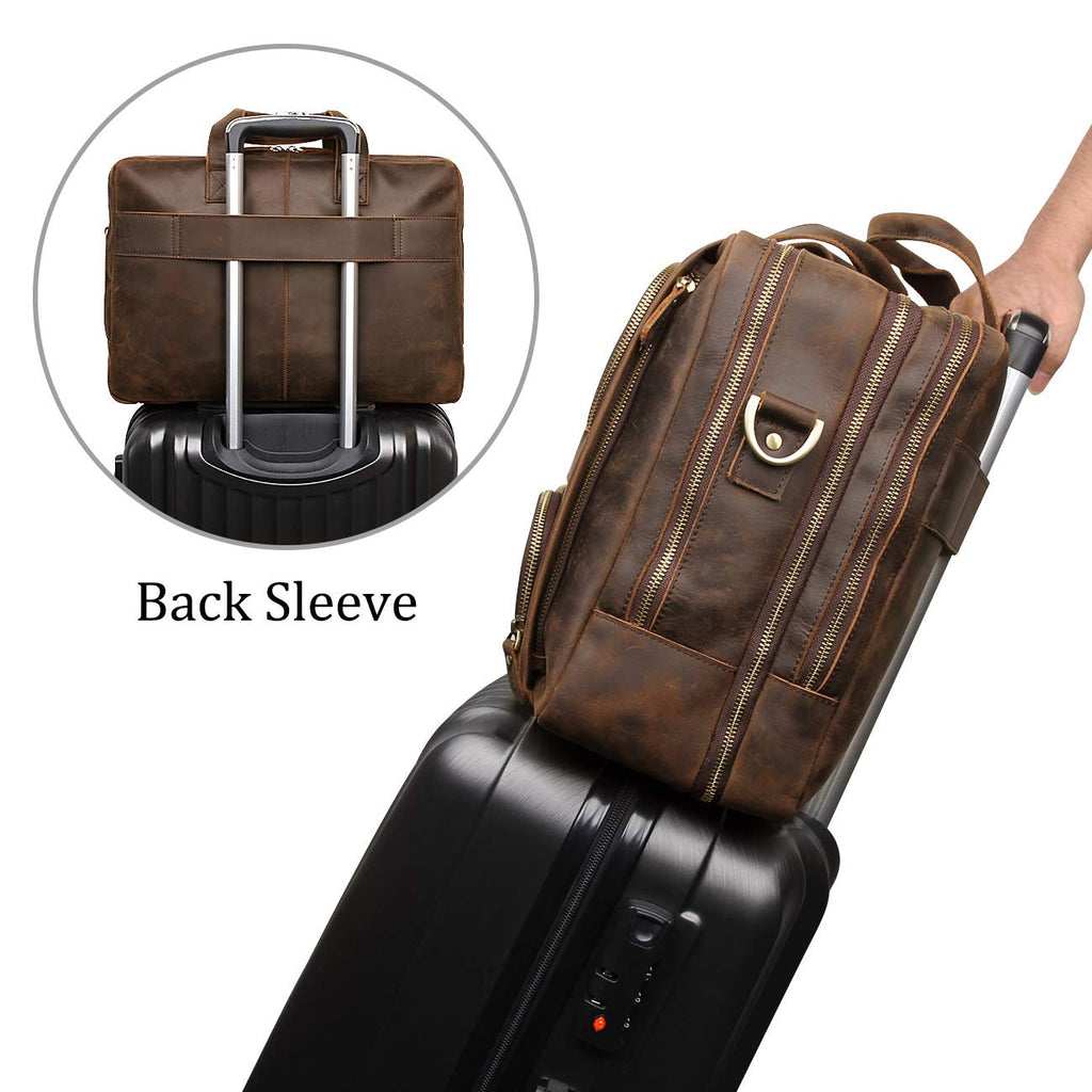 Genuine Leather Briefcase W33999