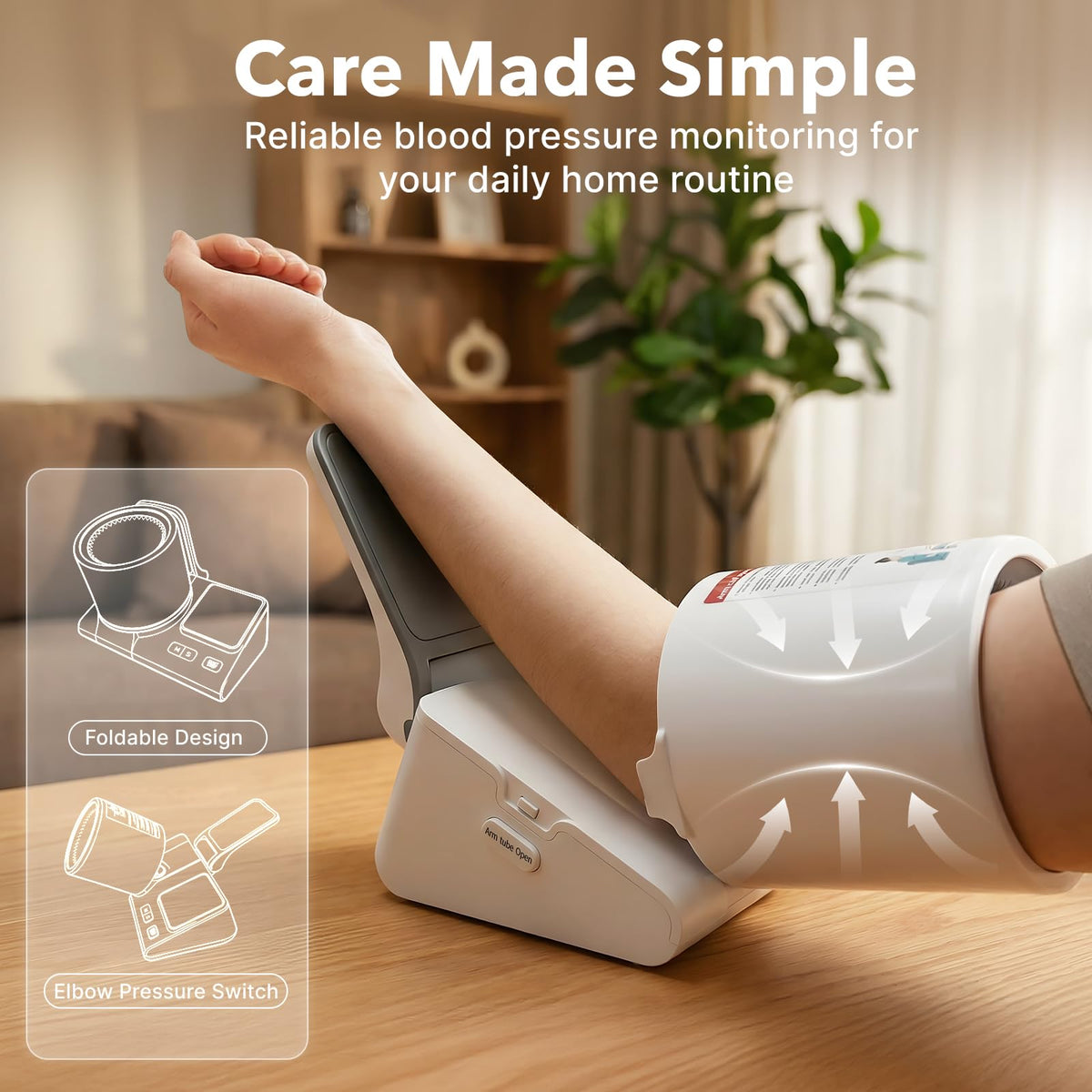 Upper Arm Blood Pressure Monitor One-Touch 2 Users Z87661