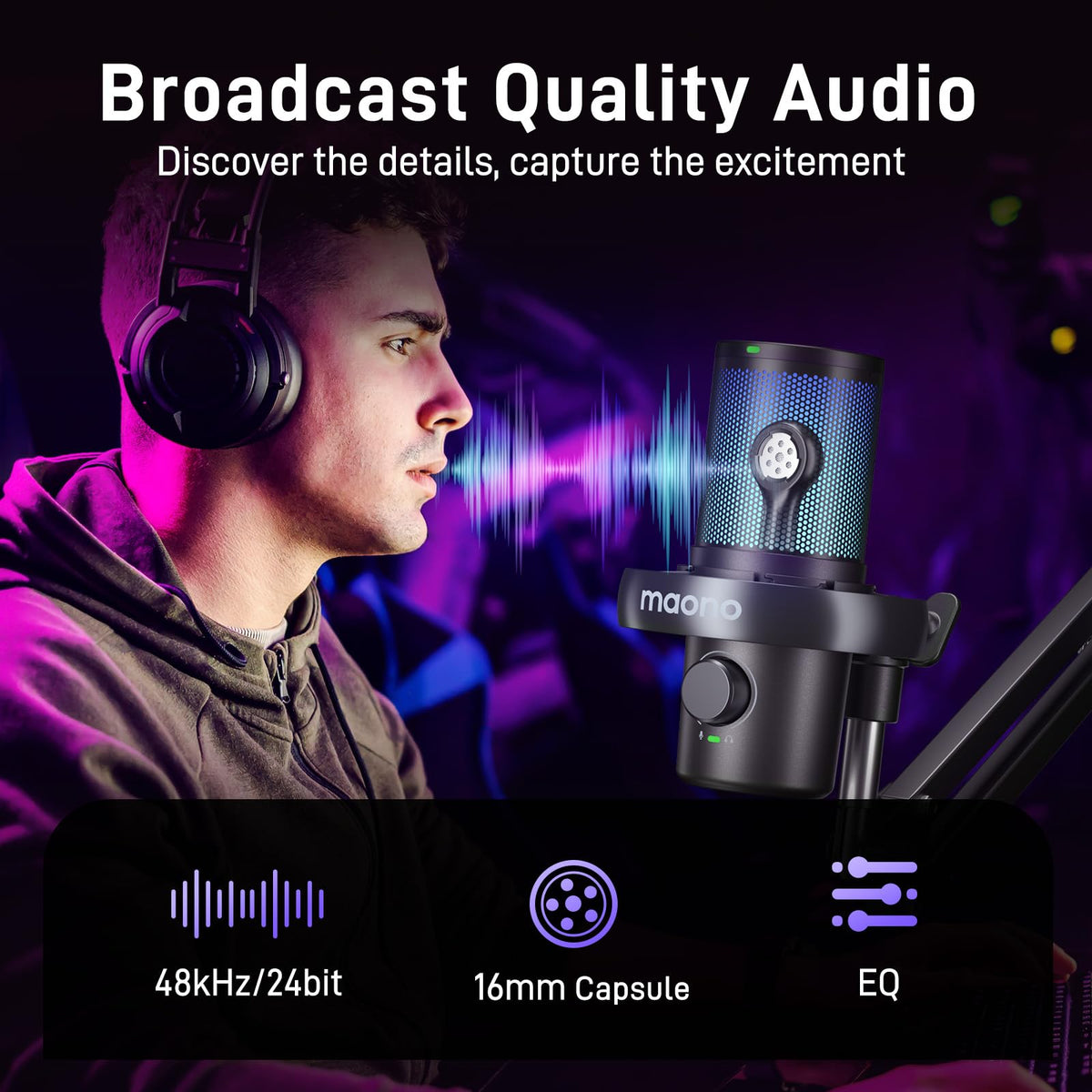 Wireless USB Gaming Microphone Y1203