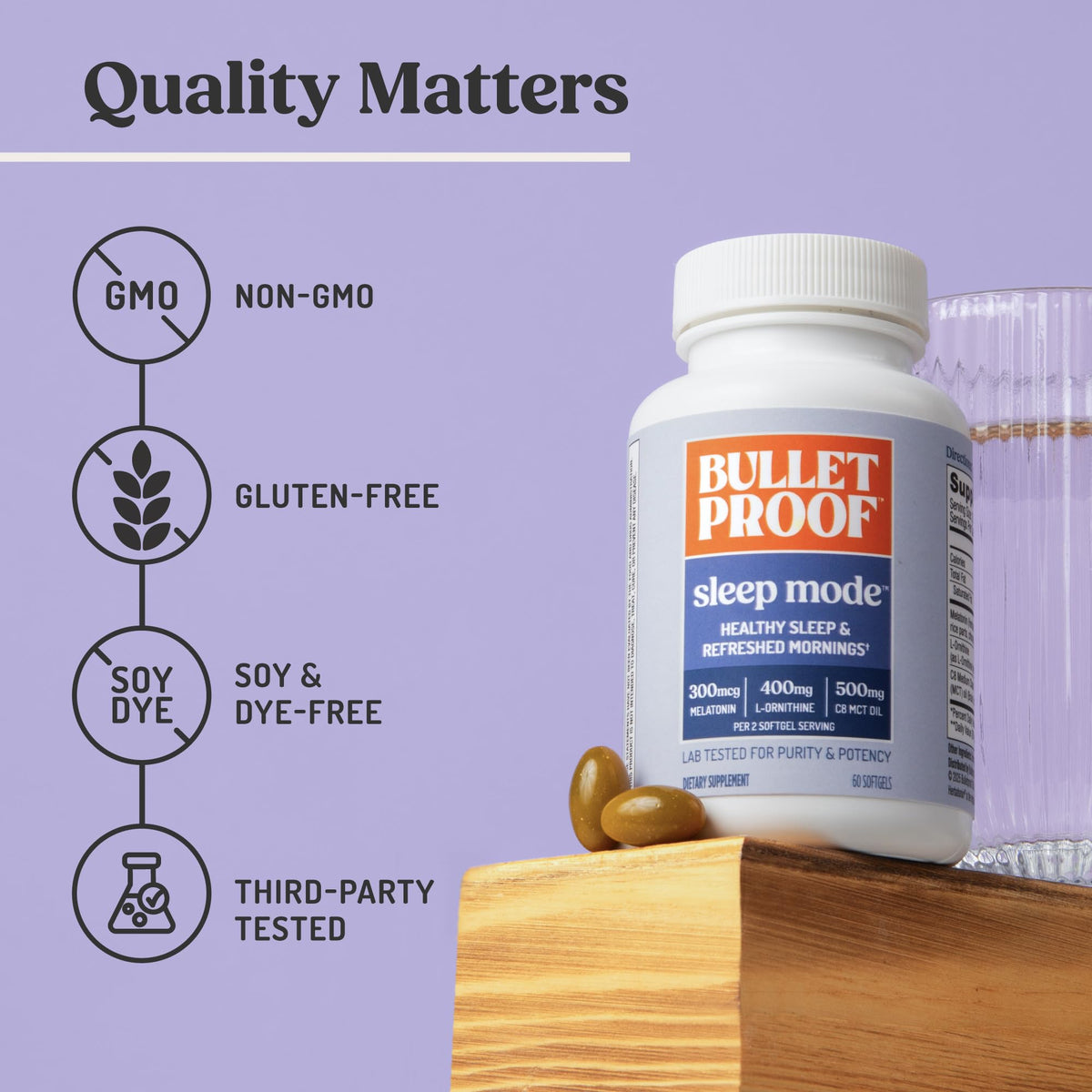 Softgels 60 Count Supplement with C8 MCT Oil U740