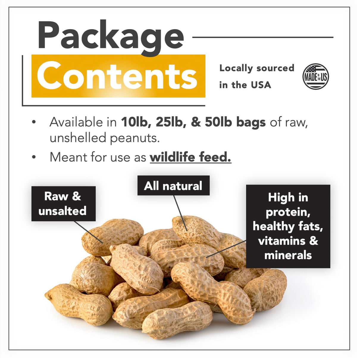 Raw Peanuts 50 LBS Q317844