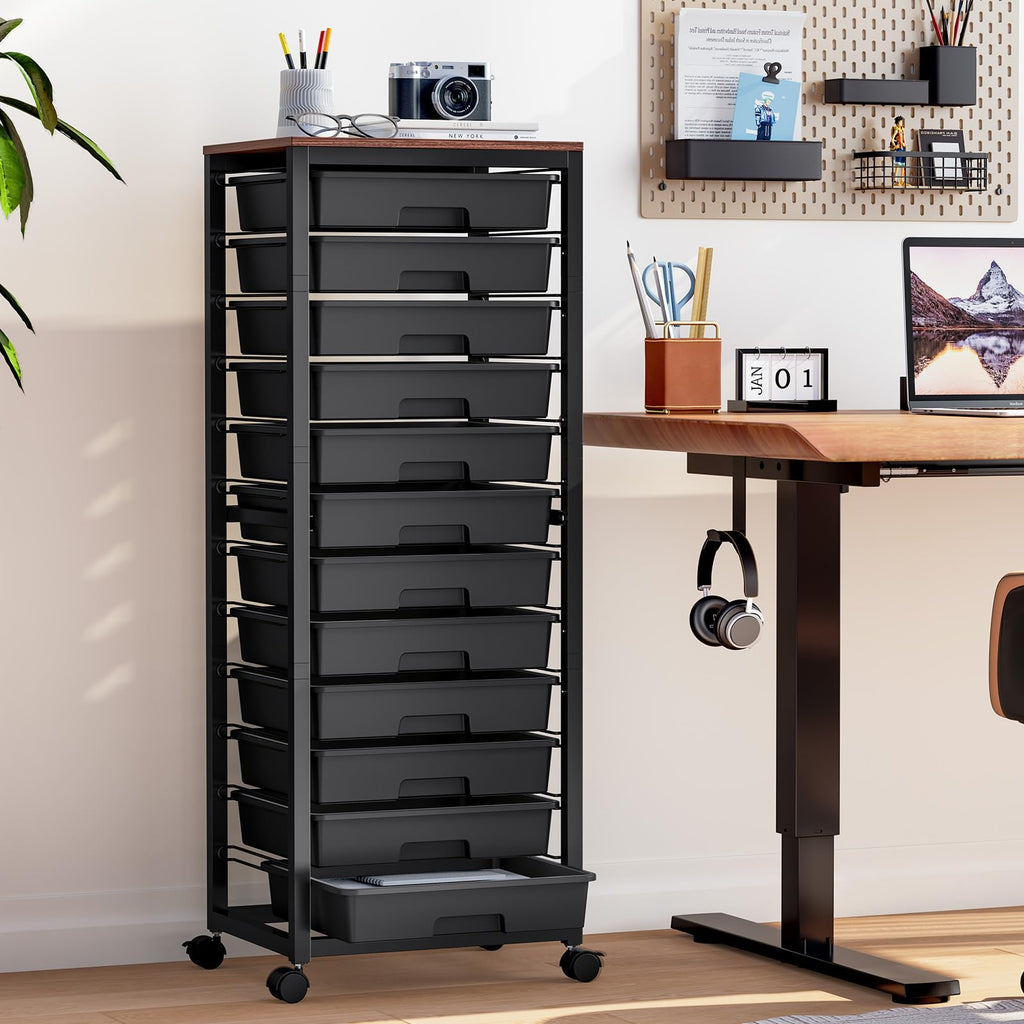 Rolling Cart with 12 Drawers L14453