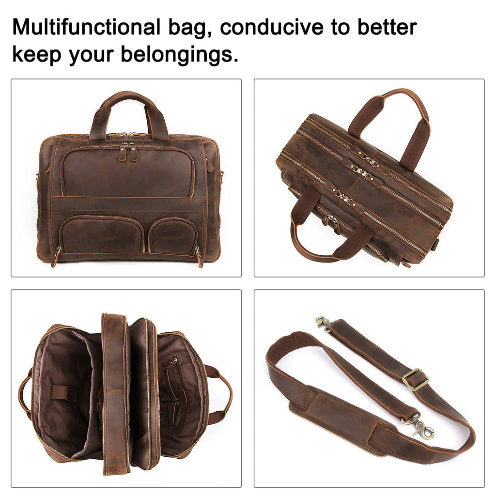 Genuine Leather Briefcase W33999