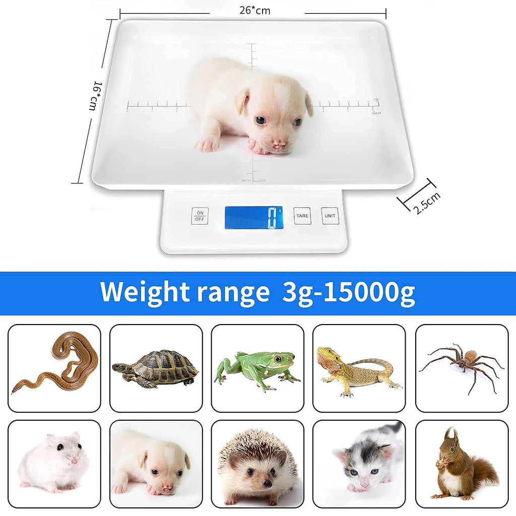 Digital Pet Scale for Small Animal, 1g Precision E9891