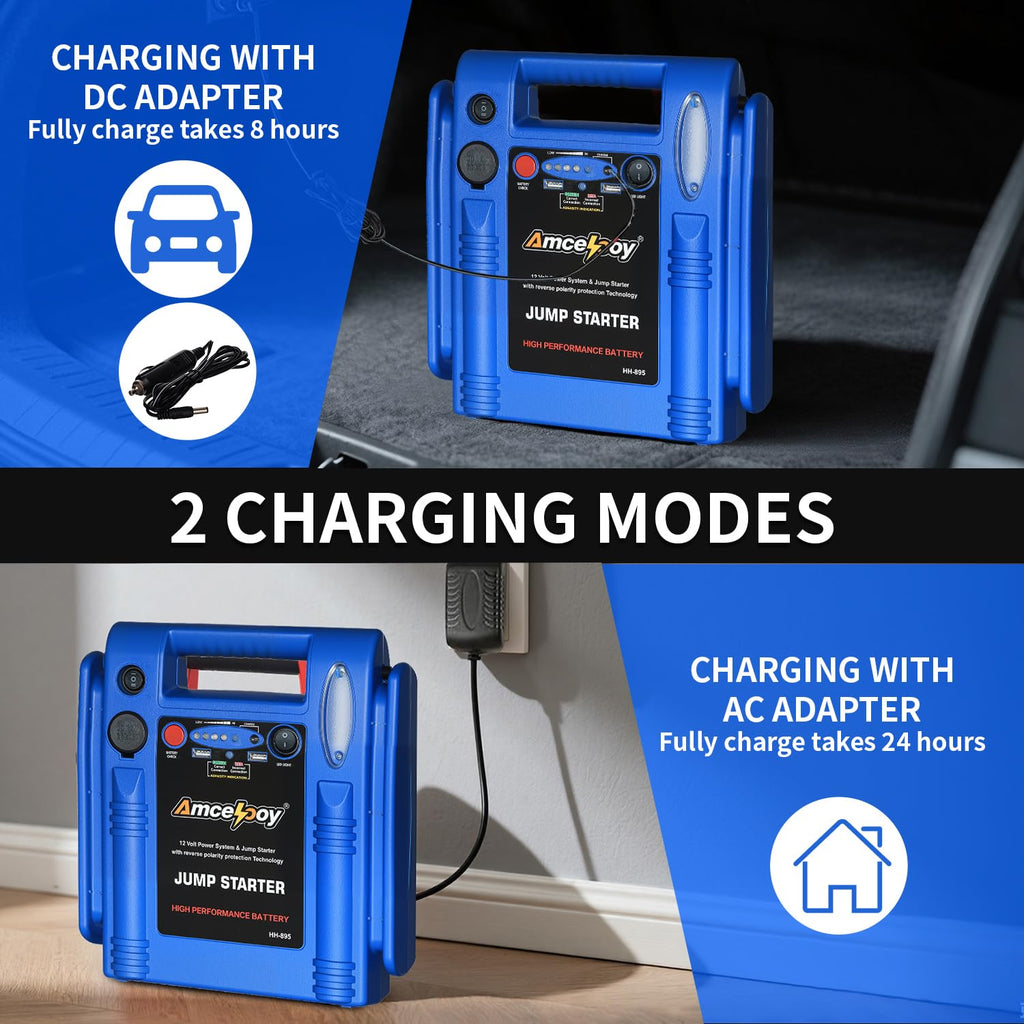 2000 Peak Amp 12V Car Battery Jump Starter C58167