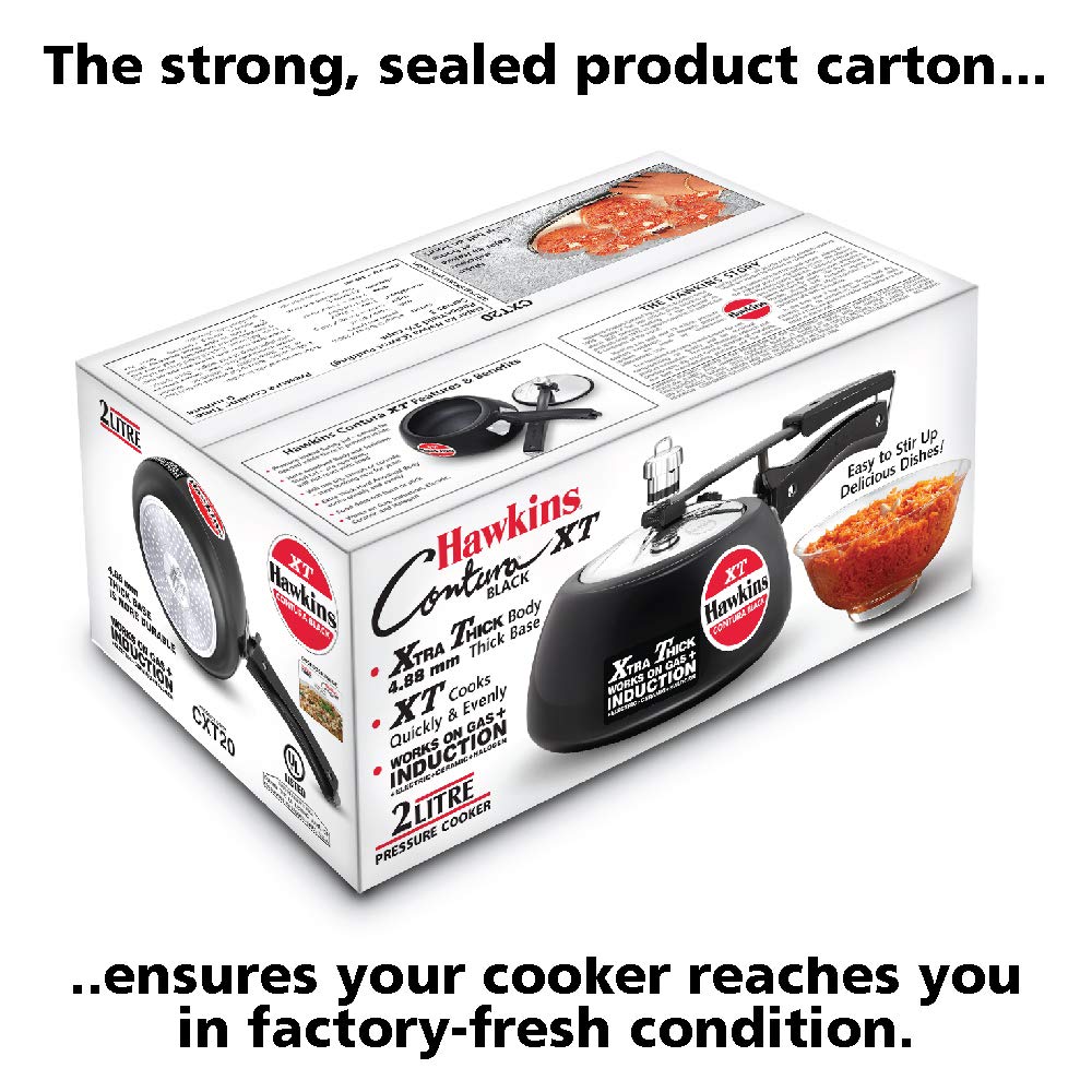Black 2 Liter Pressure Cooker X191353