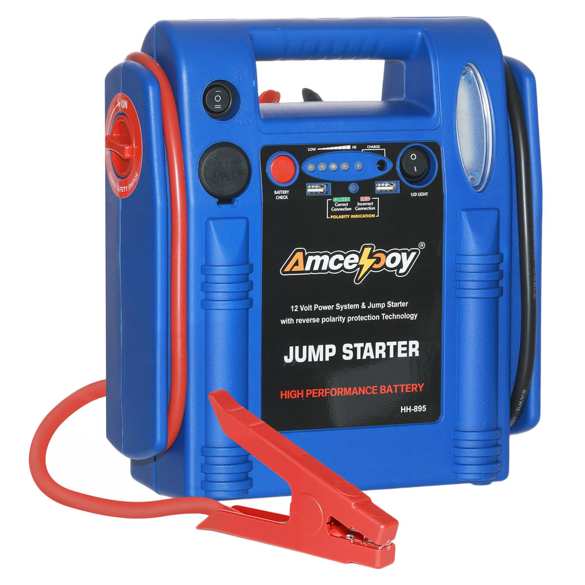 2000 Peak Amp 12V Car Battery Jump Starter C58167