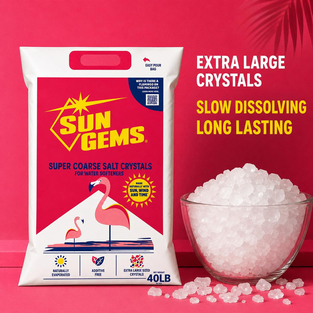 Super Coarse Water Softener Salt Crystals 40 lb Z5249