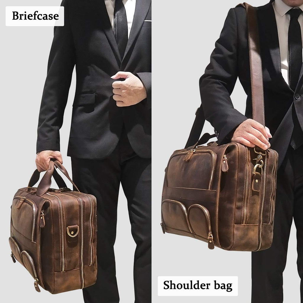 Genuine Leather Briefcase W33999