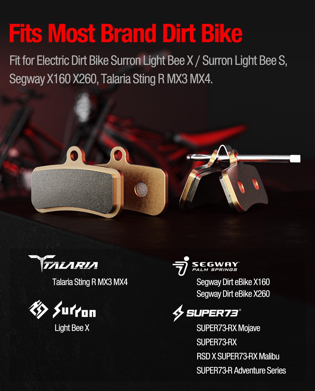 Sintered Disc Brake Pads H651