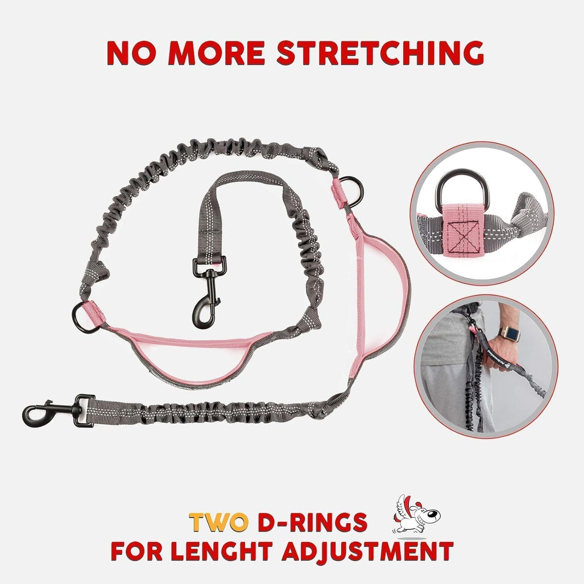 Hands Free Dog Leash and Poop Bag Dispenser U200