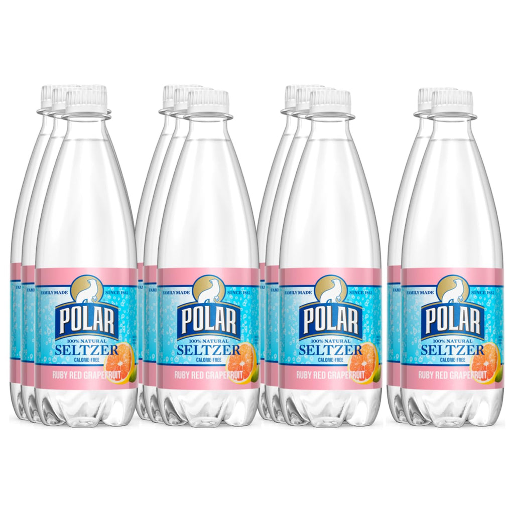 Ruby Red Grapefruit Sparkling Water, 20 fl oz, 12 Pack K64410