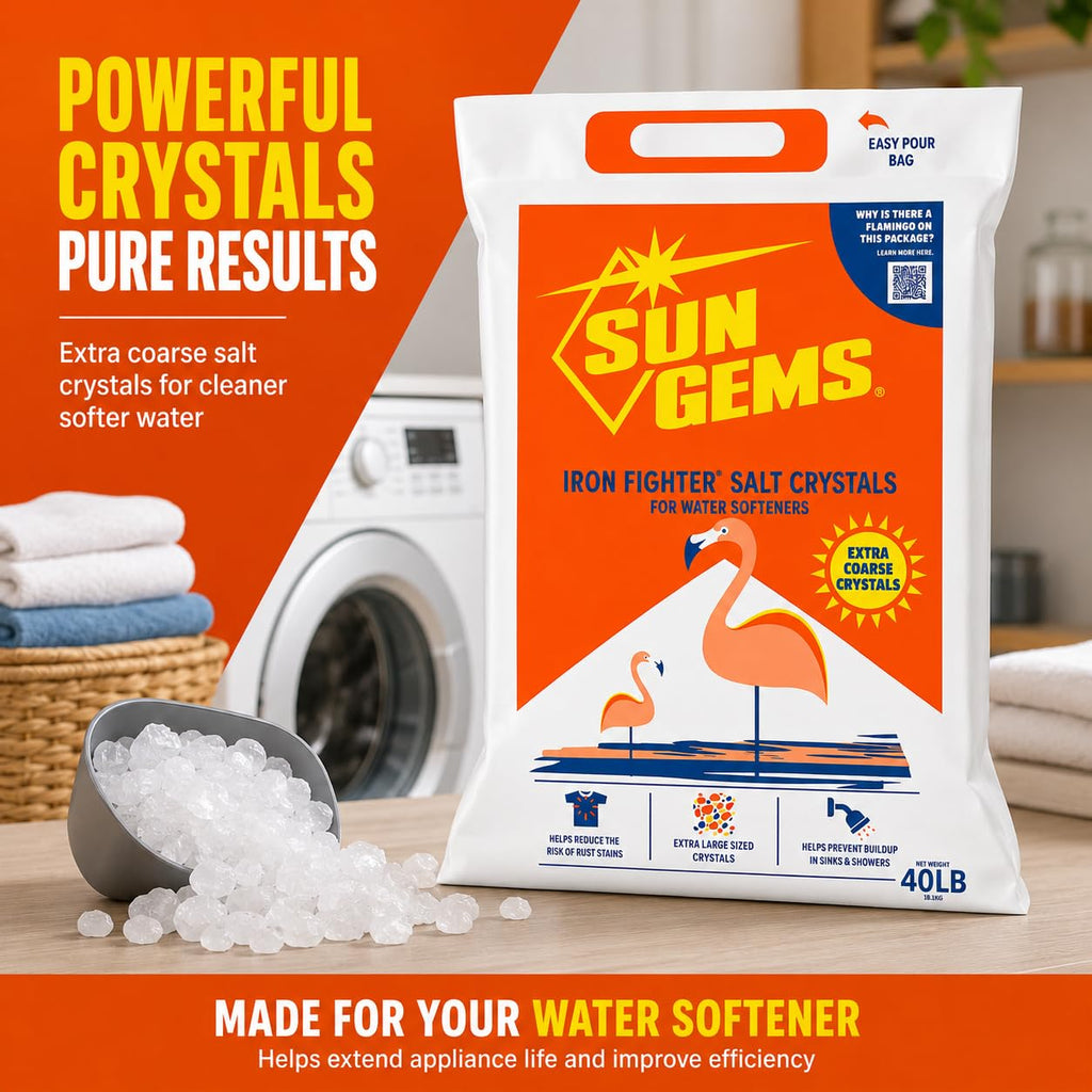 40 lb Extra Coarse Water Softener Salt Crystals P9299