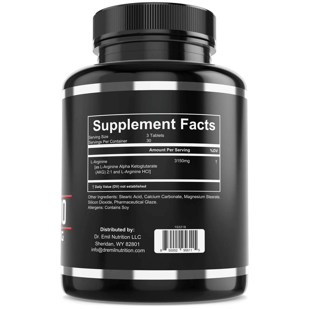 L-Arginine 3000, 90 Tablets P206674