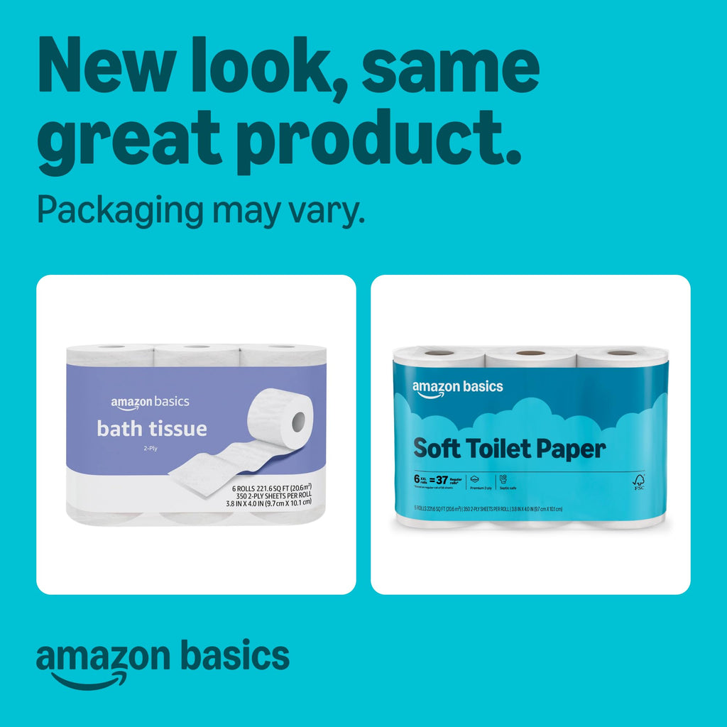2-Ply Toilet Paper, 30 Rolls, 350 Sheets per Roll L160