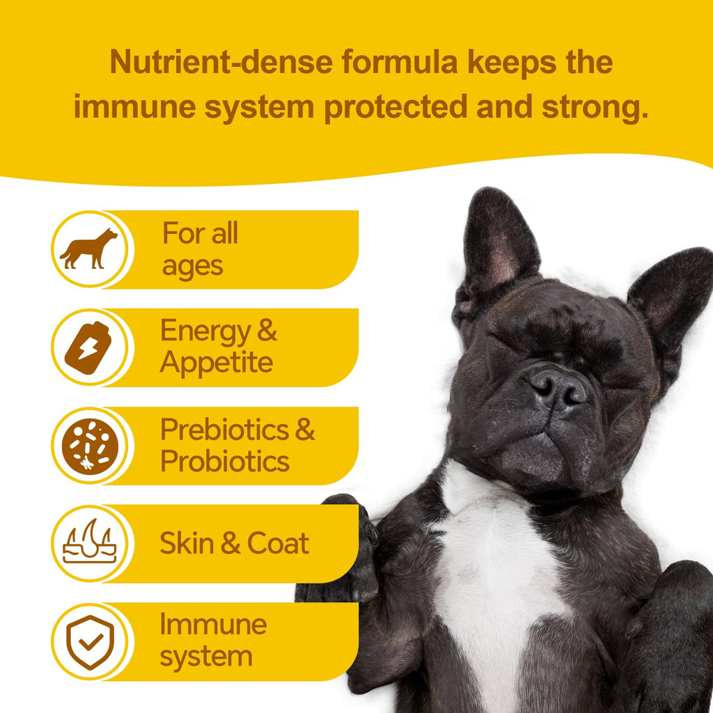 High-Calorie Dog Weight Gainer Gel with Salmon Oil, Probiotics, Vitamins & Electrolytes T4905