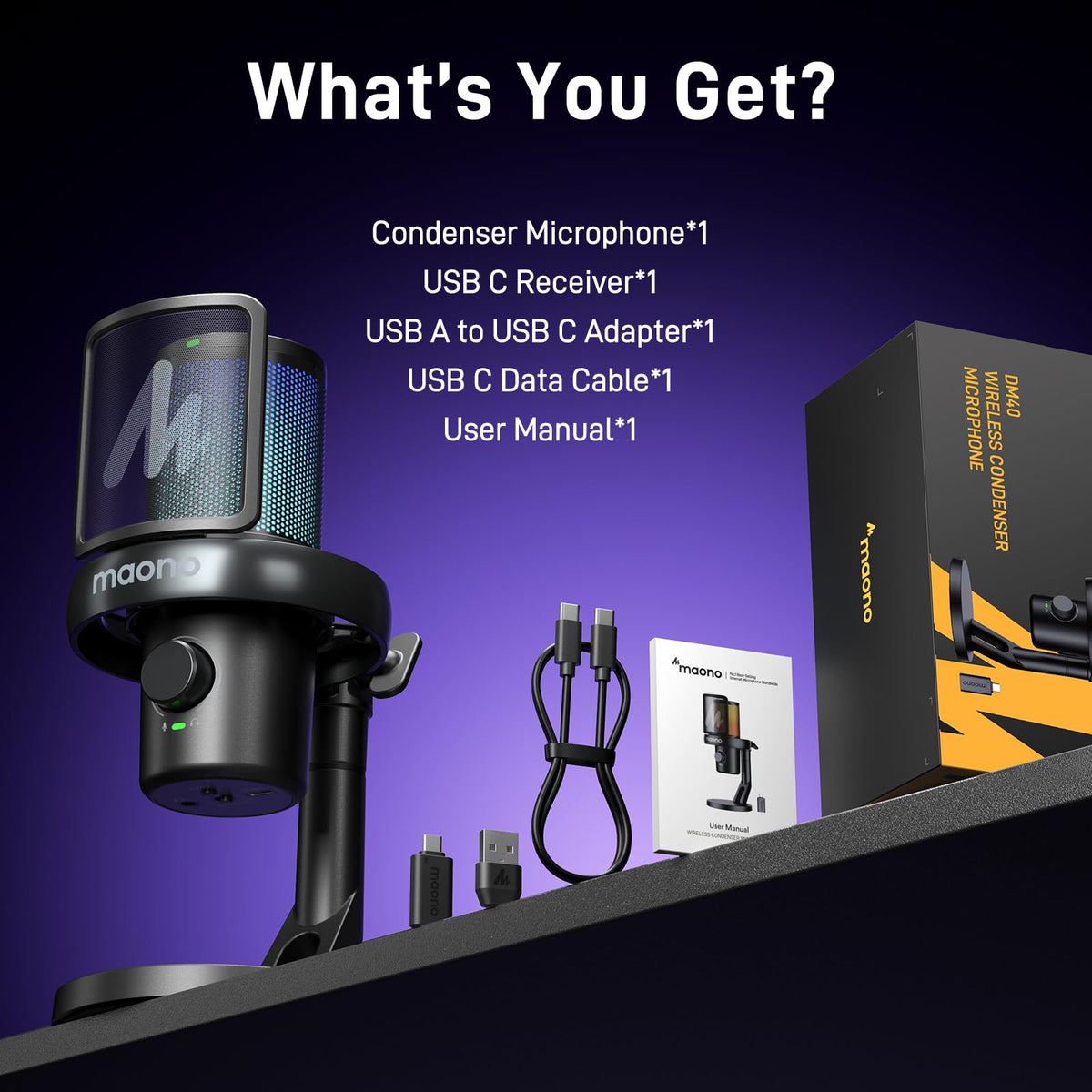 Wireless USB Gaming Microphone Y1203