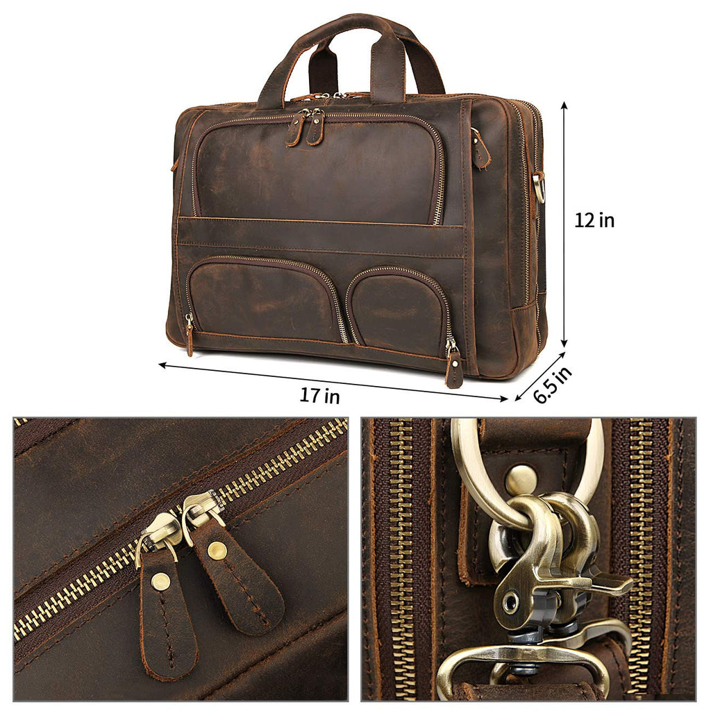 Genuine Leather Briefcase W33999
