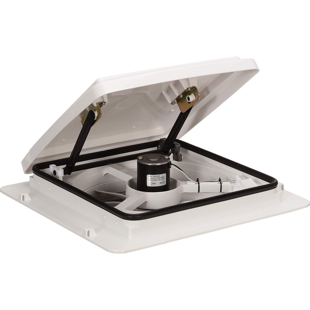 White 4-Speed Manual Vent Fan 14"x14" E982651