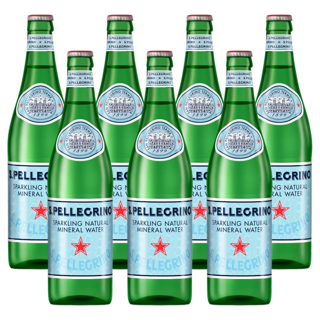 Sparkling Natural Mineral Water 500 mL Glass Bottles 8 Pack D260287