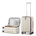 20 Inch Carry On Luggage with Wheels PC Hard Shell Suitcase E55684