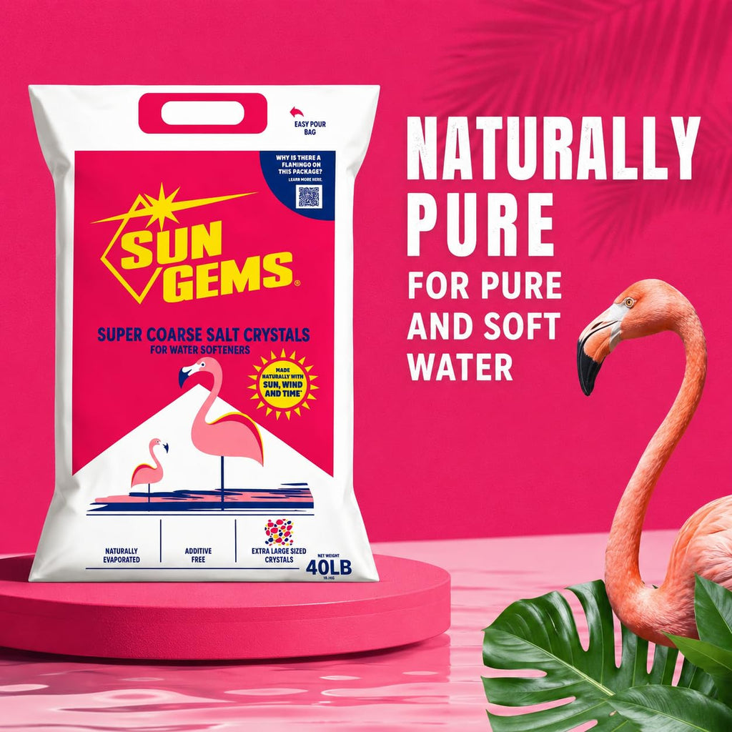 Super Coarse Water Softener Salt Crystals 40 lb Z5249