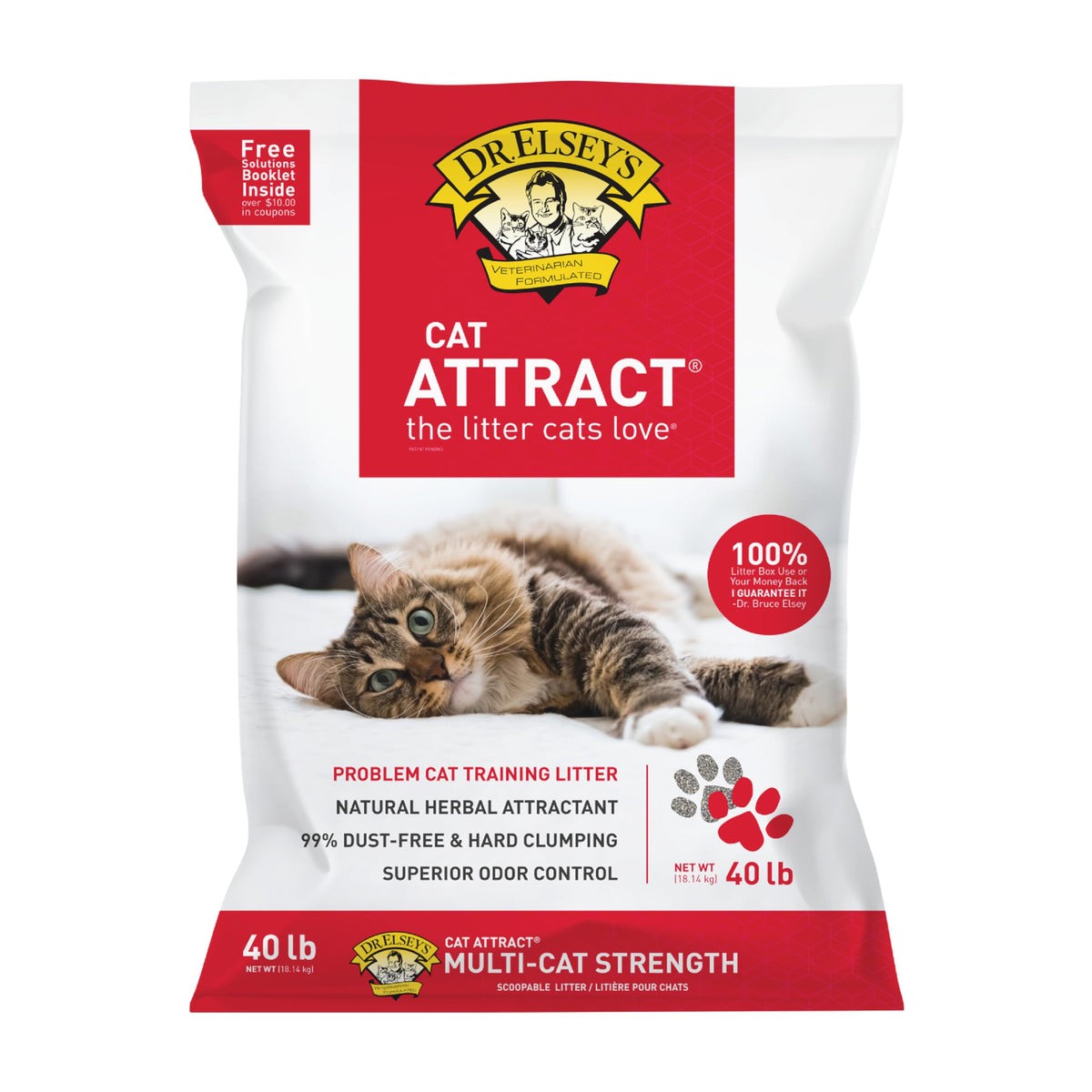 Clumping Clay Cat Litter 40 lb. Bag D57419