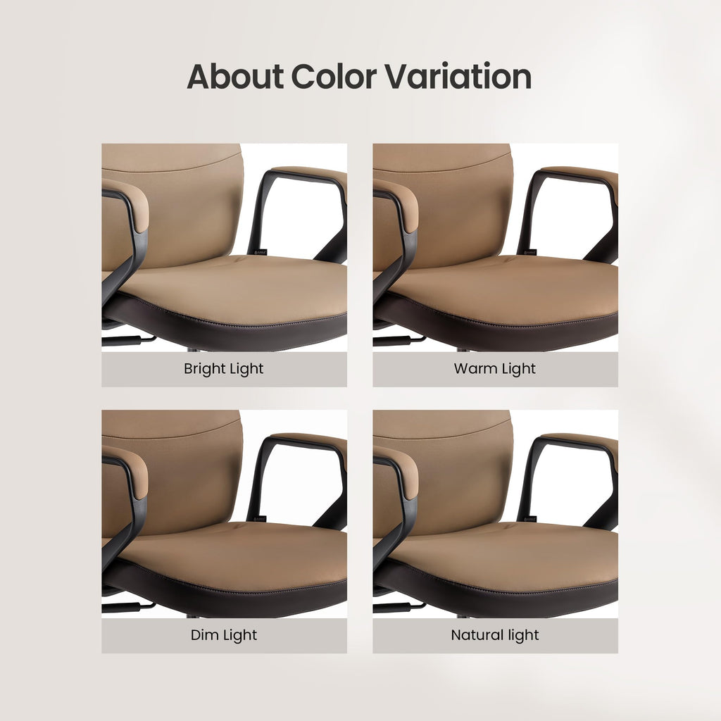 Brown Leather Executive Office Chair K2720
