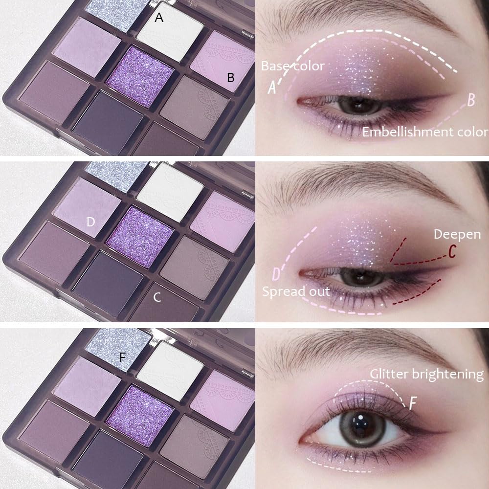9 Colors Eye Shadow Palettes Makeup Z87321