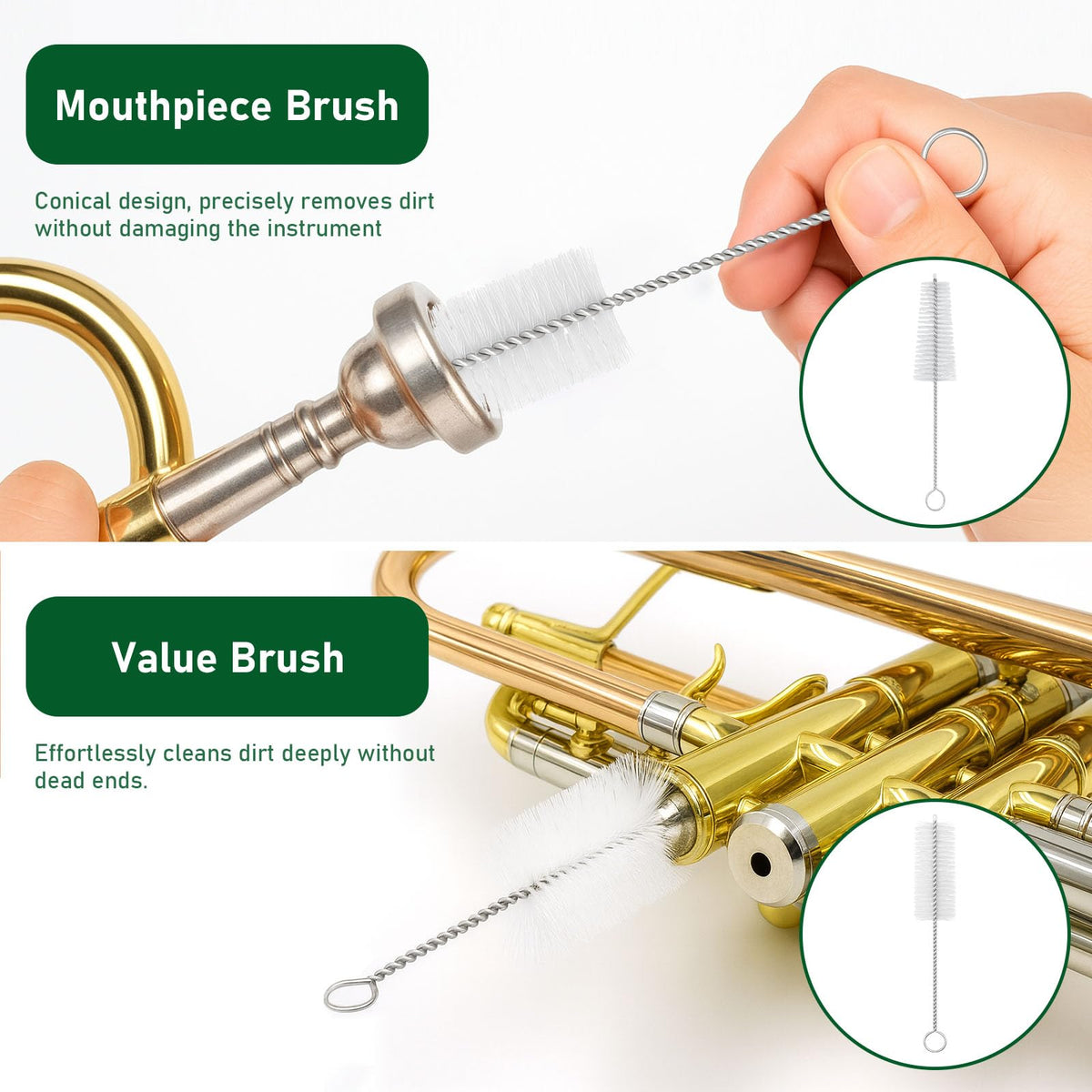 12pcs Trumpet Cleaning Kit F2134
