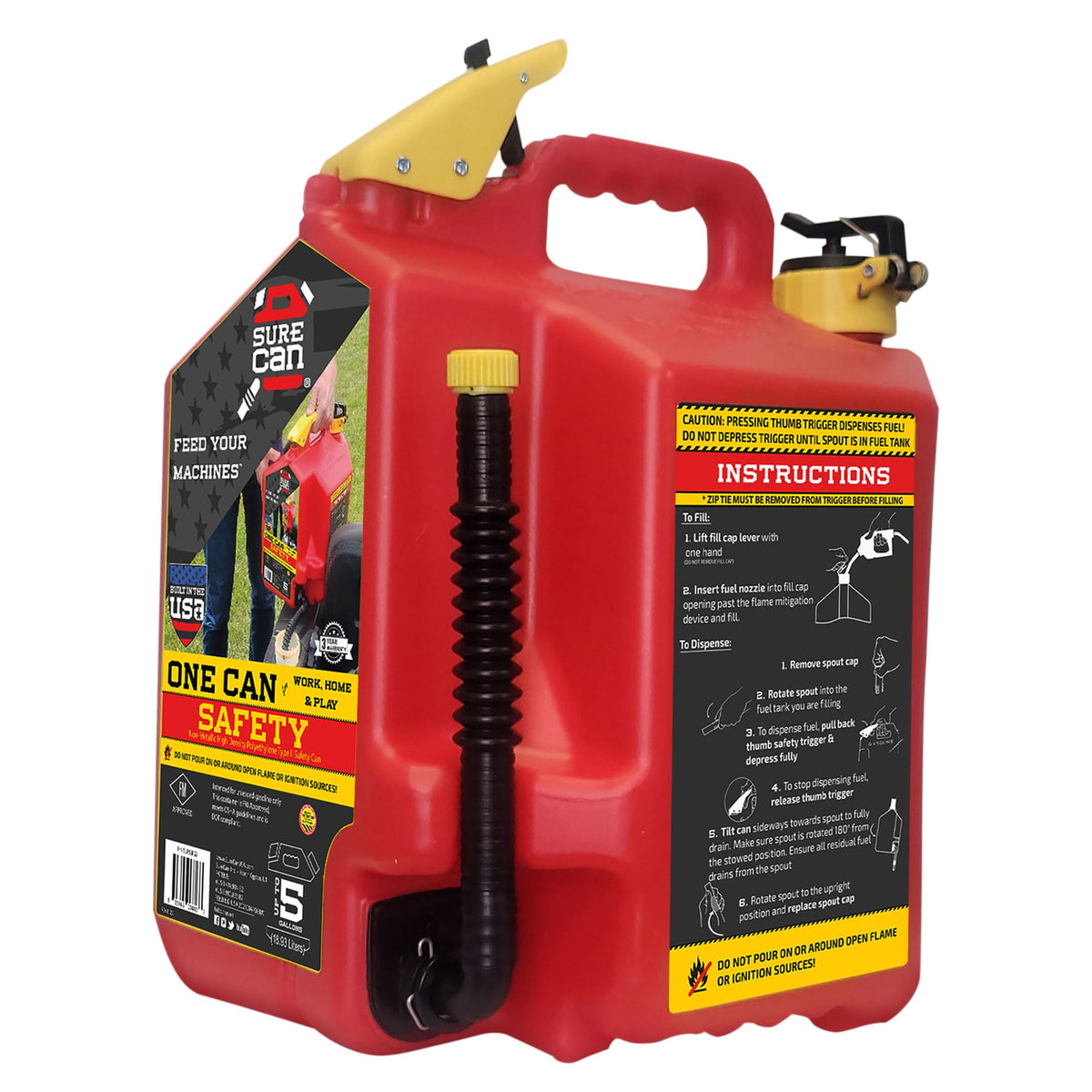 5 Gallon Type II Storage Container with Rotating Spout L523737