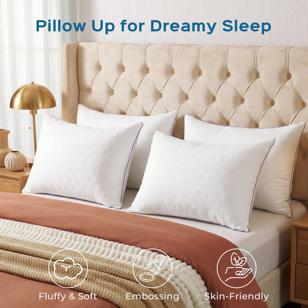 King Size Down Alternative Pillows Set of 2 I63700