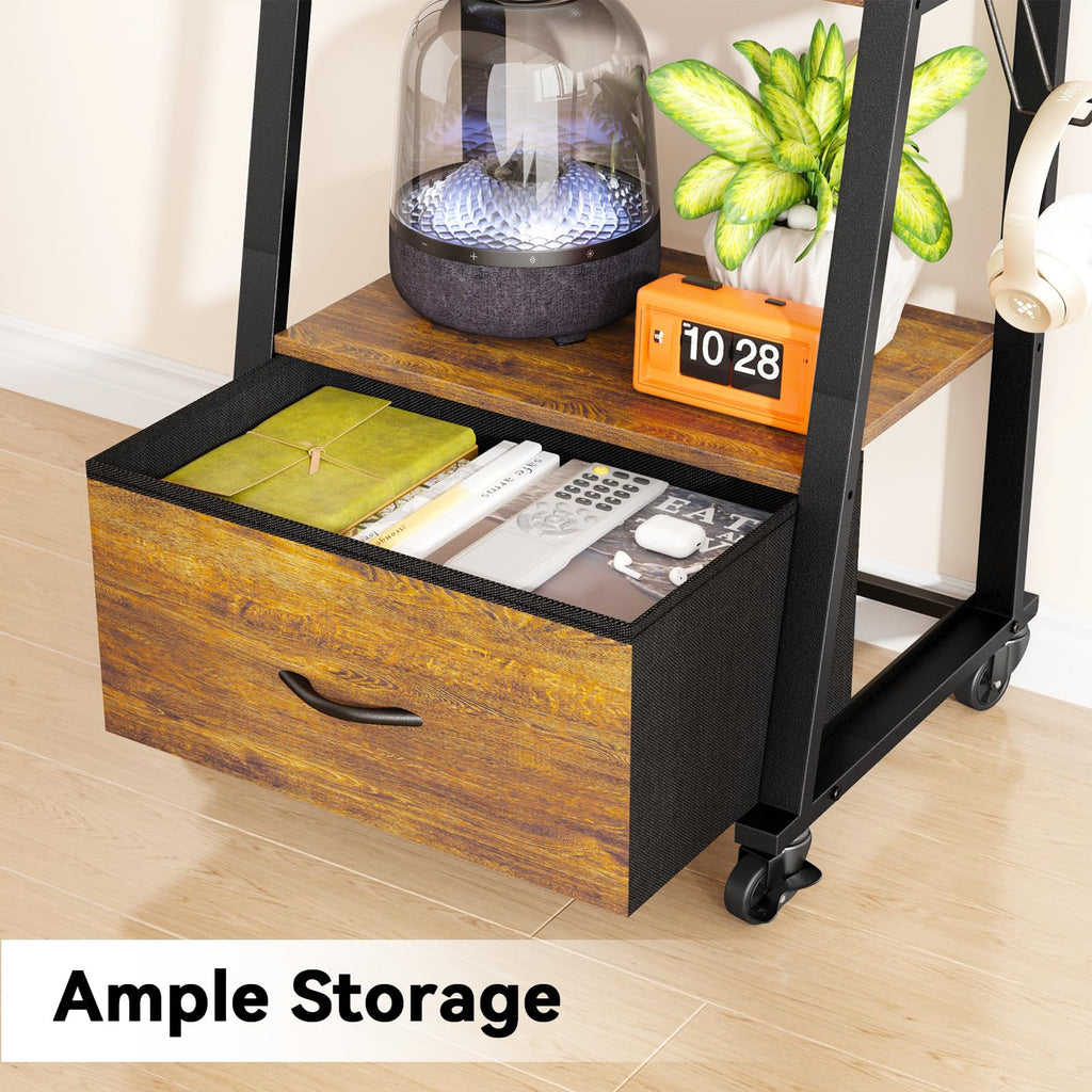 Rolling TV Stand on Wheels for 32-55 Inch TVs E228