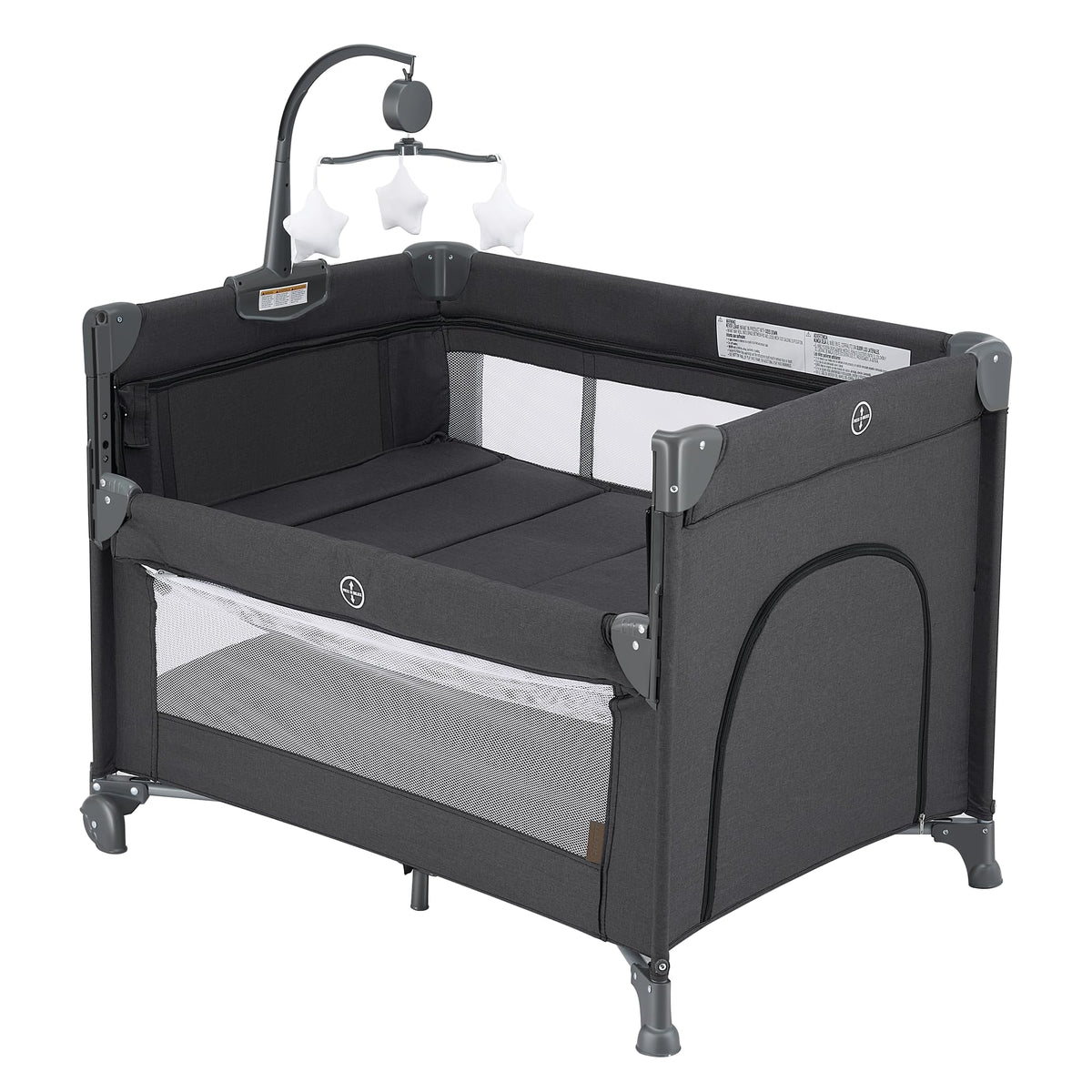 2-in-1 Pack and Play with Mattress, Bassinet and Playpen Z4183