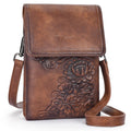 Small Embossed Flower Crossbody Bag A53461