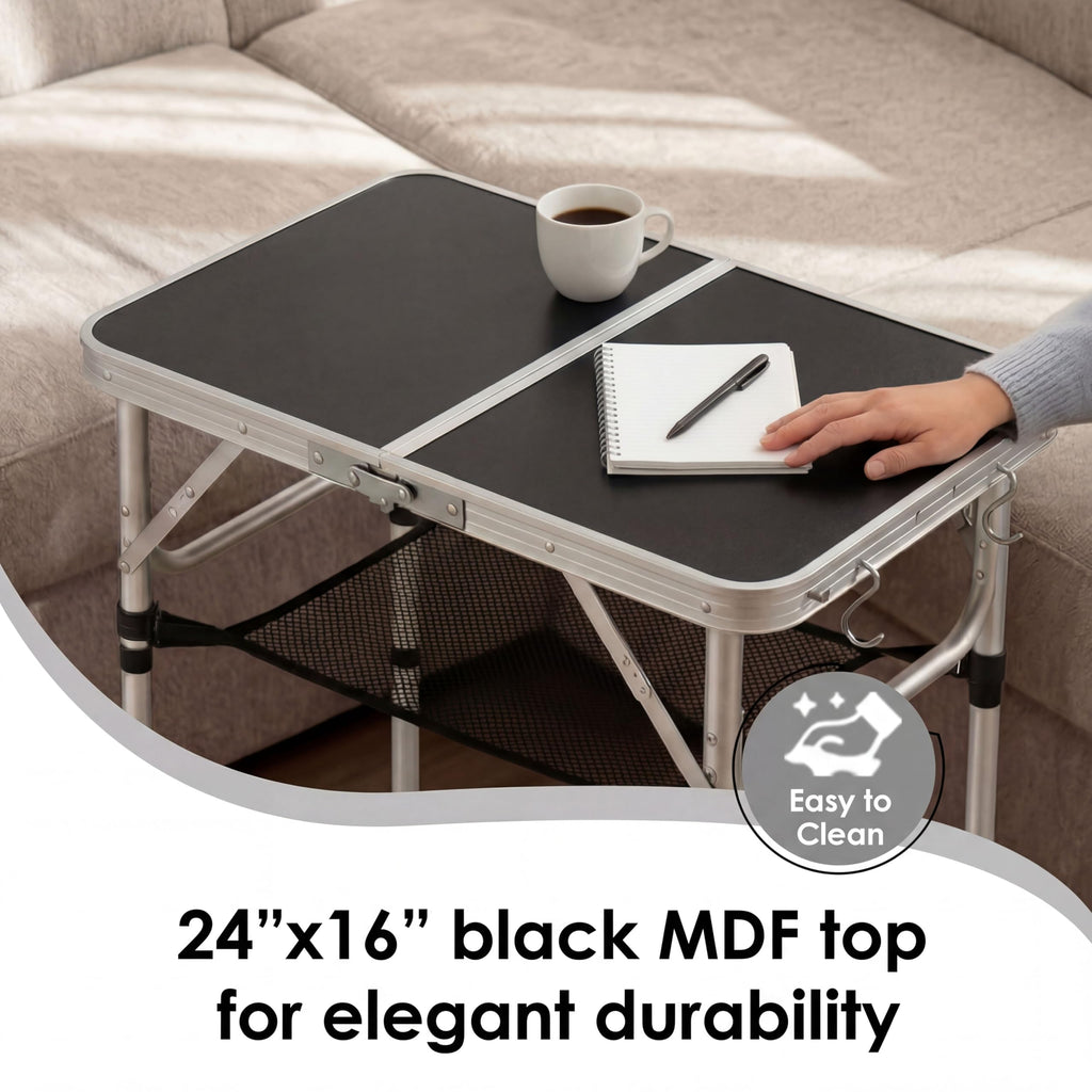 Small Folding Table 2ft with Mesh Holder G10531