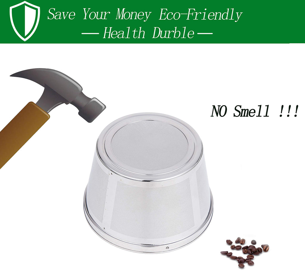 Stainless Steel Reusable Coffee Filters 8 12 Cup Pack of 2 B27985