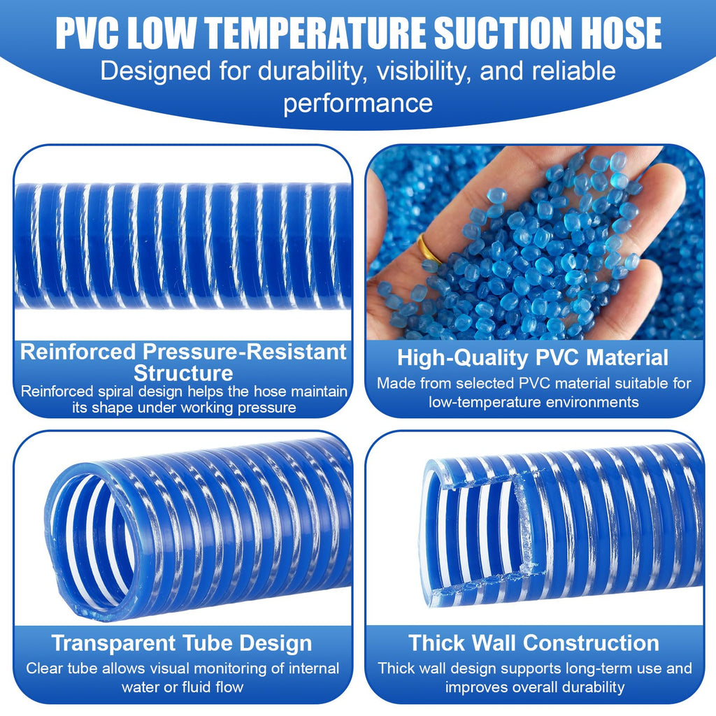 Blue Heavy Duty PVC Suction Hose I5230
