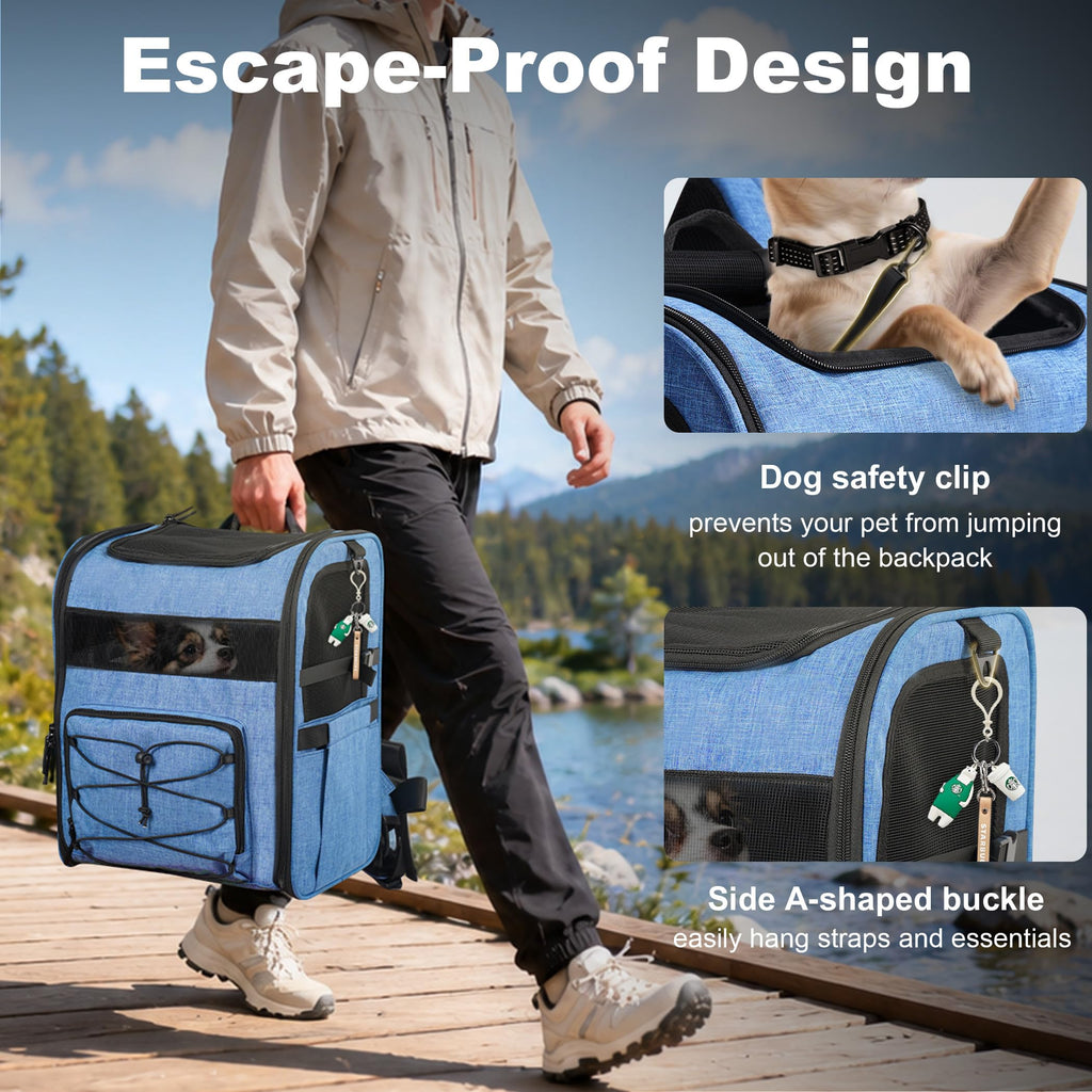 Blue Pet Carrier Backpack G768