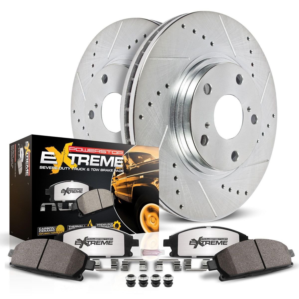 Front Brake Pad & Rotor Kit M363