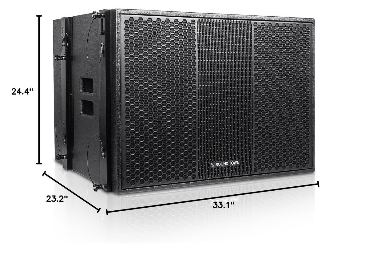 18” 1600W Powered Line Array Subwoofer with DSP U58734