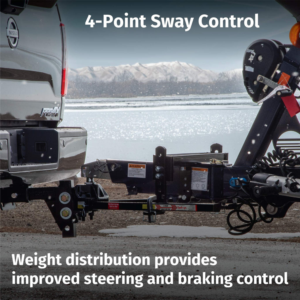 4-point Sway Control Hitch, 10,000 Lbs Trailer Weight Rating H4060