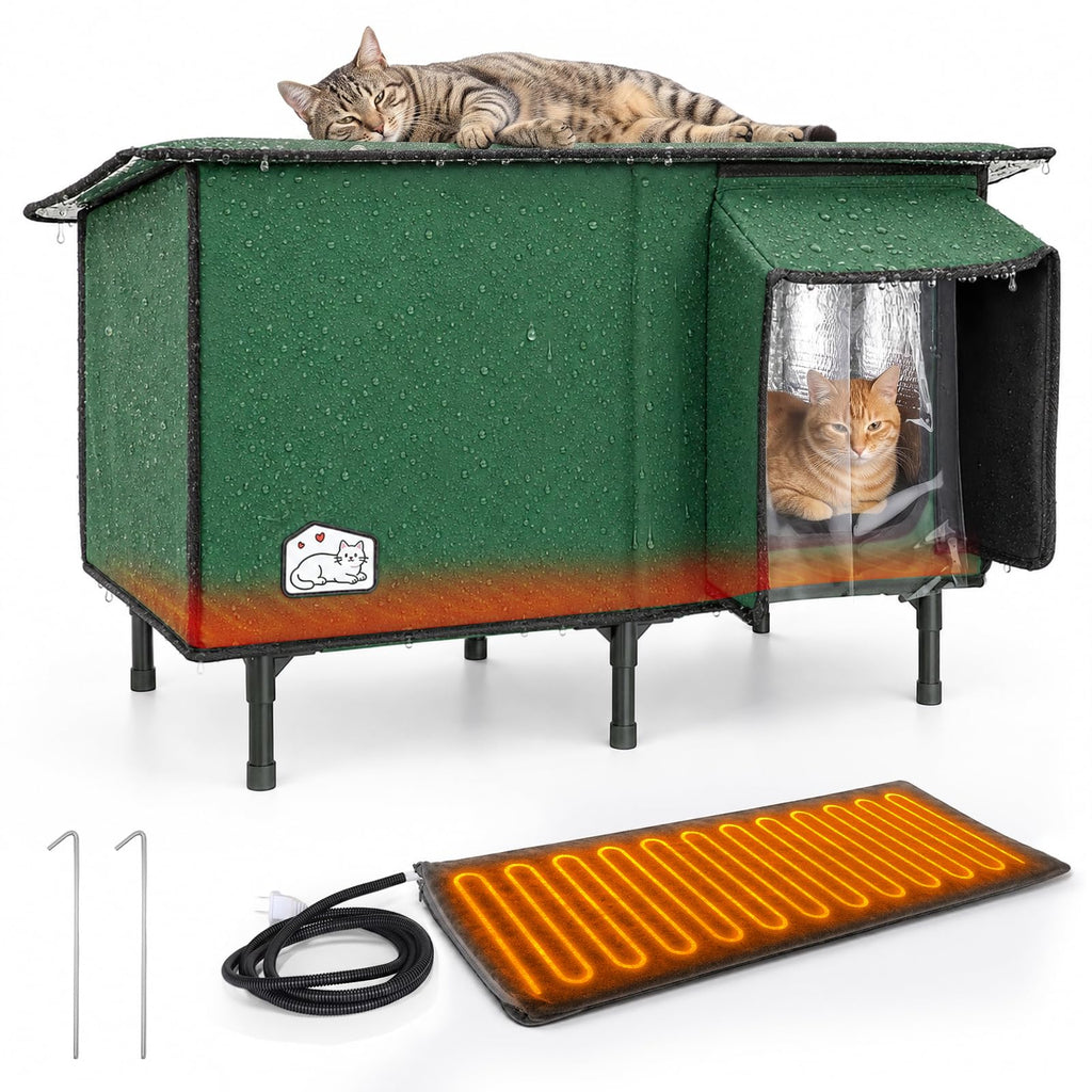 Heated Outdoor Cat House H749075