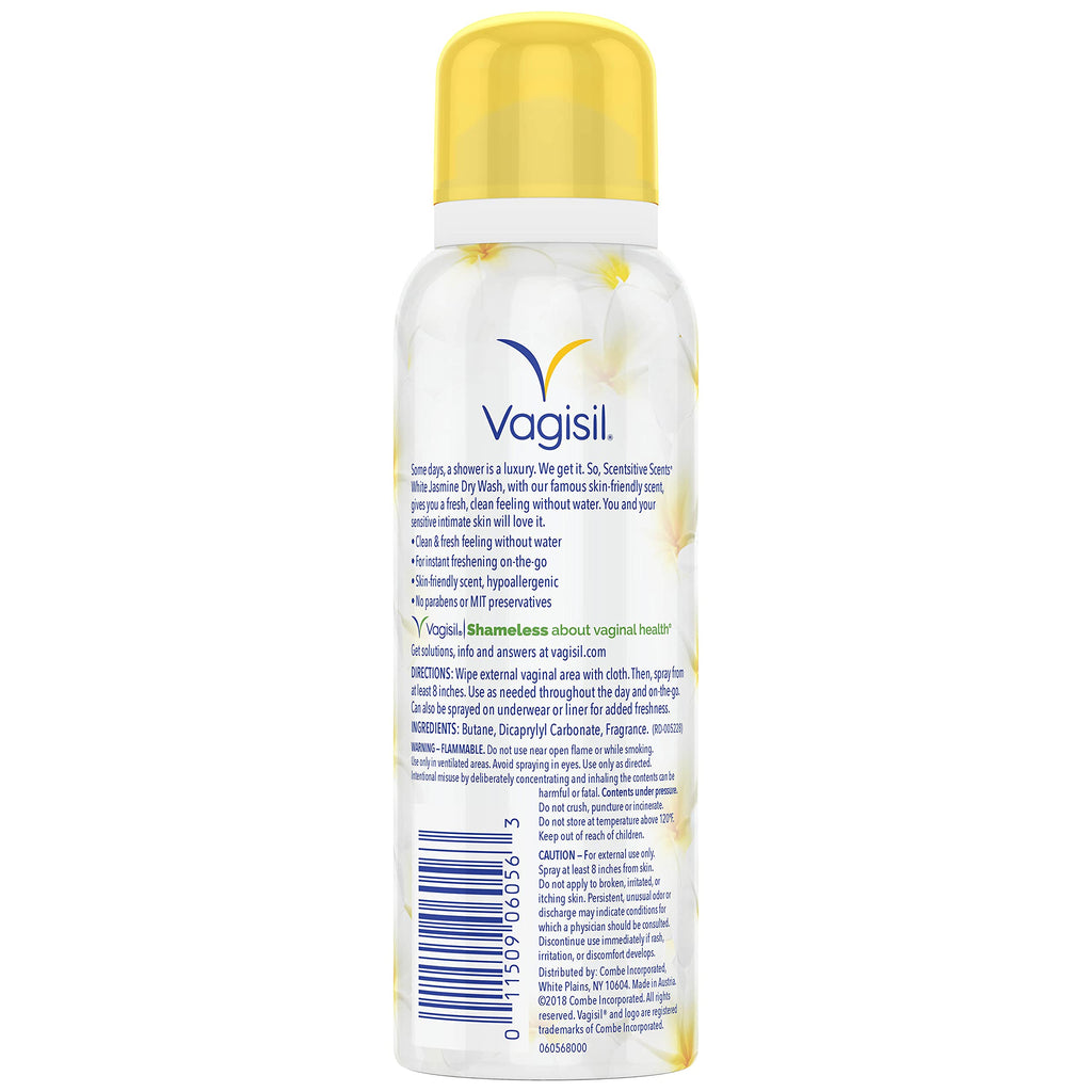 Feminine Dry Spray White Jasmine 2.6 Oz V2528