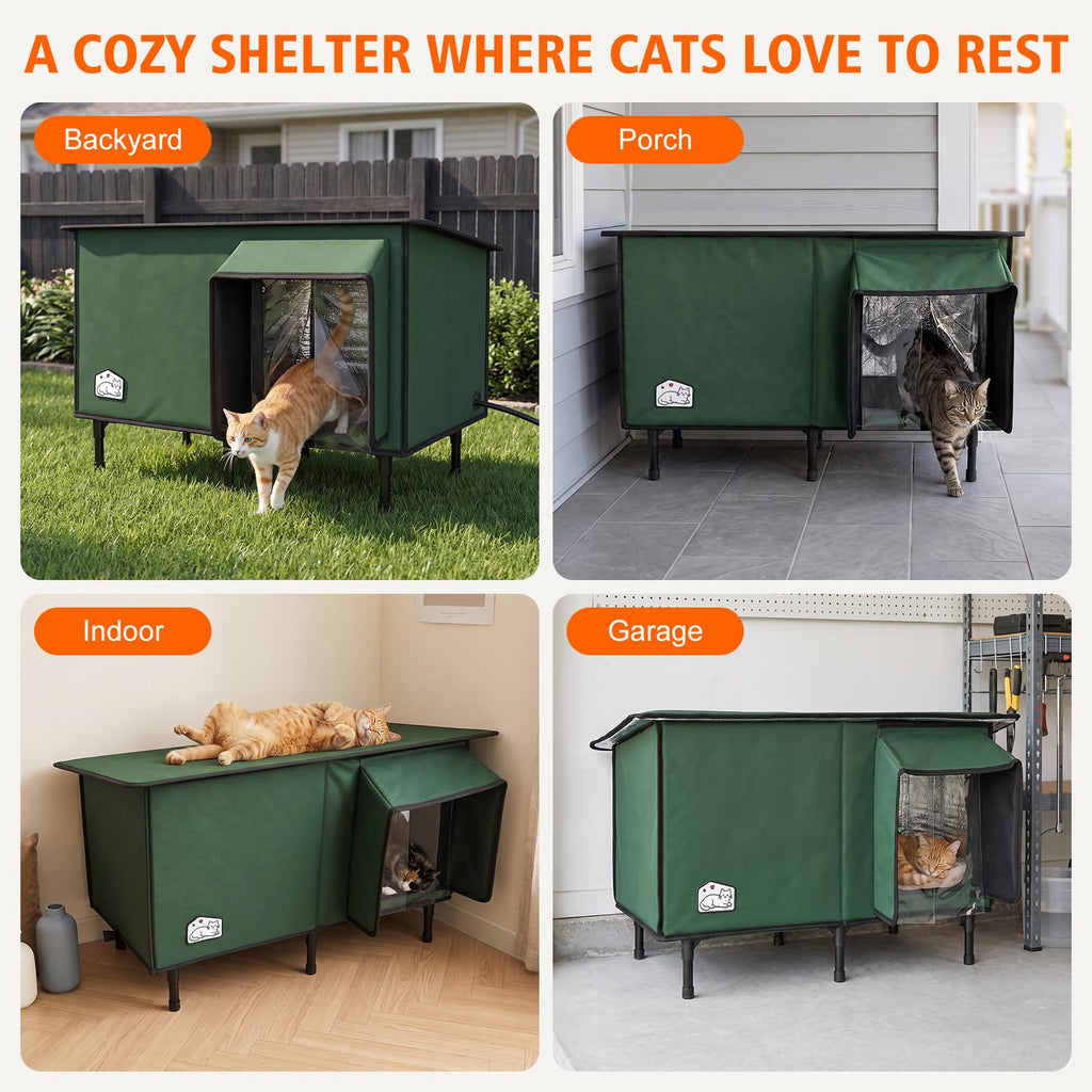 Heated Outdoor Cat House H749075