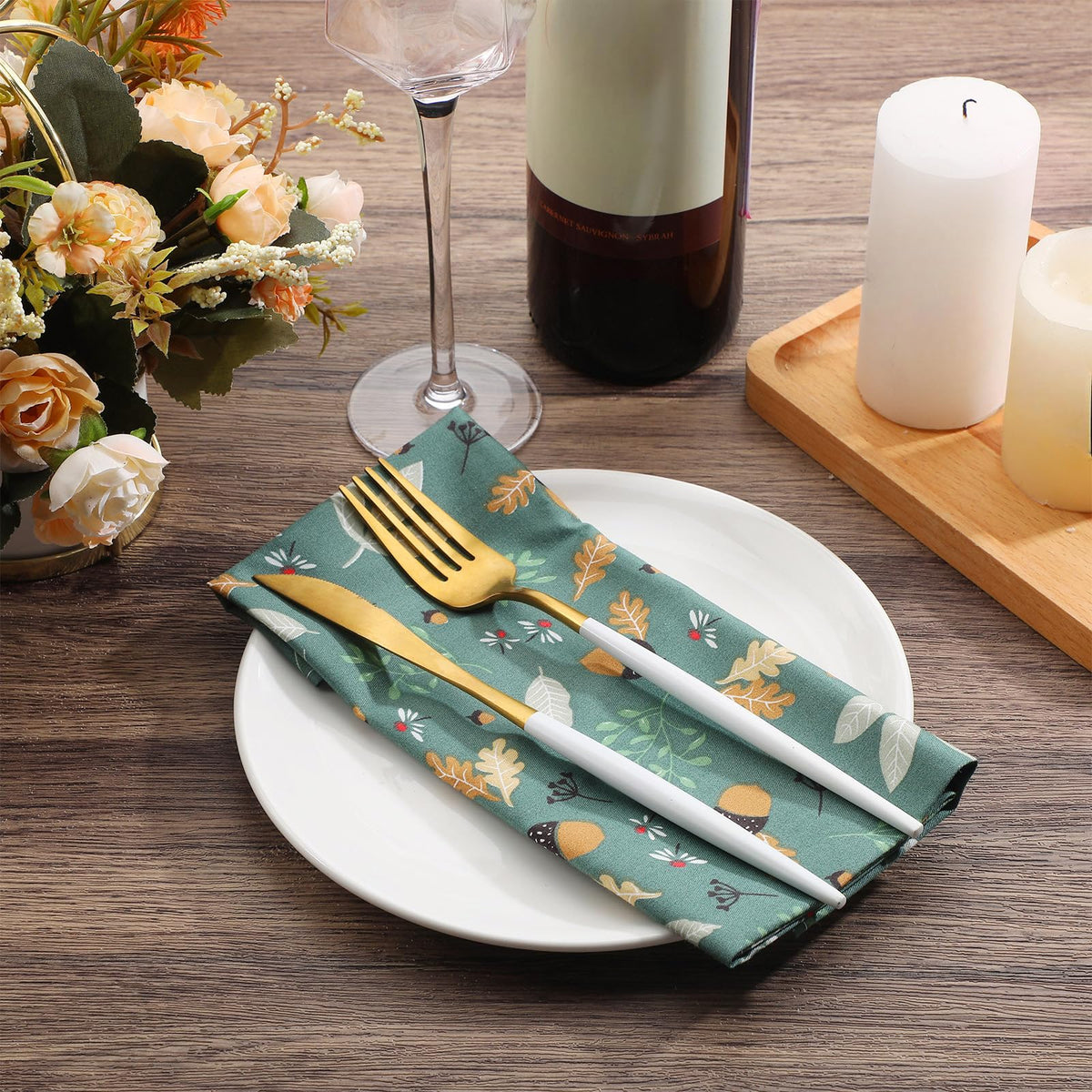 Cotton Cloth Napkins Set of 24 W67750